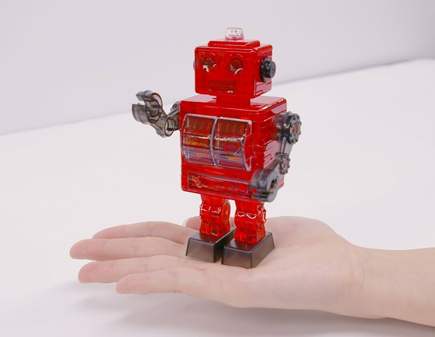 クリスタルパズル✨まとめ売り Amazon | 39ピース クリスタルパズル ブリキ ロボット・イエロー